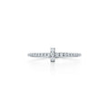 18K Tiffany Diamond Wire Ring