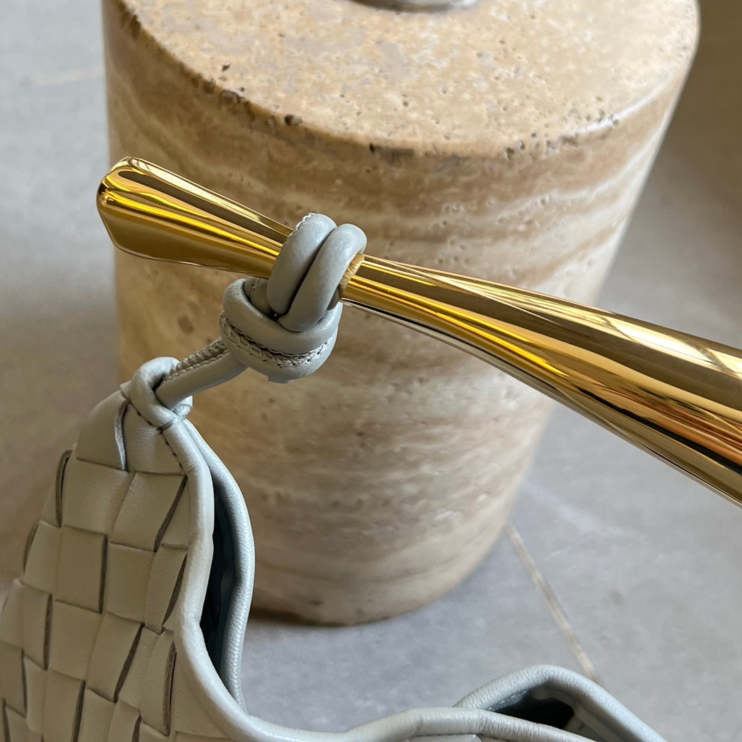 BOTTEGA VENETA SARDINE 33 WITH CHAIN IN GREY LAMBSKIN