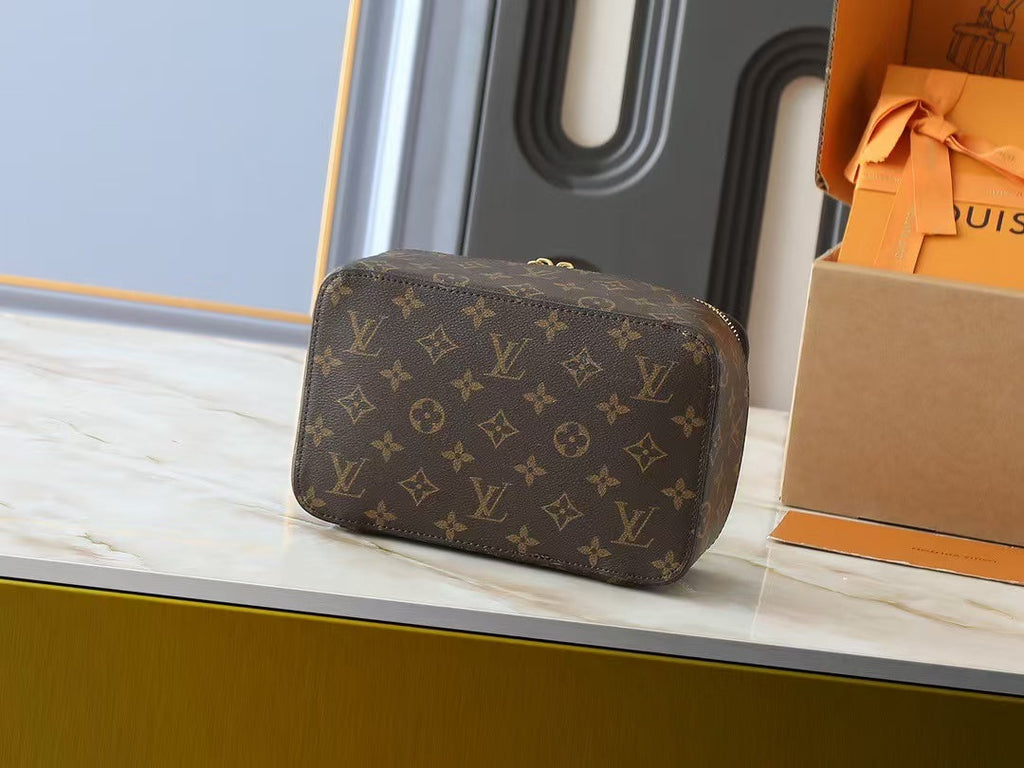 LOUIS VUITTON PACKING CUBE MM/PM/GM IN BROWN MONOGRAM CANVAS
