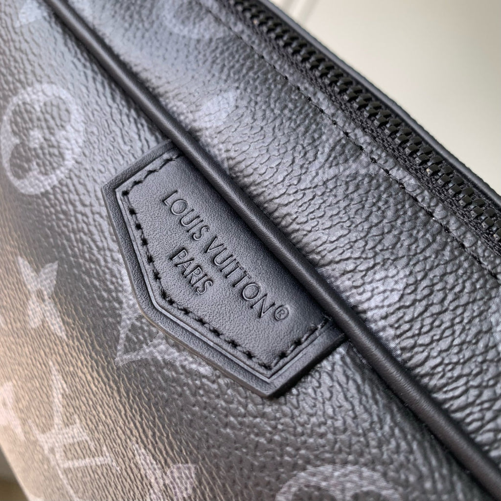 LOUIS VUITTON TROCADERO BAG 20 IN BLACK MONOGRAM ECLIPSE CANVAS