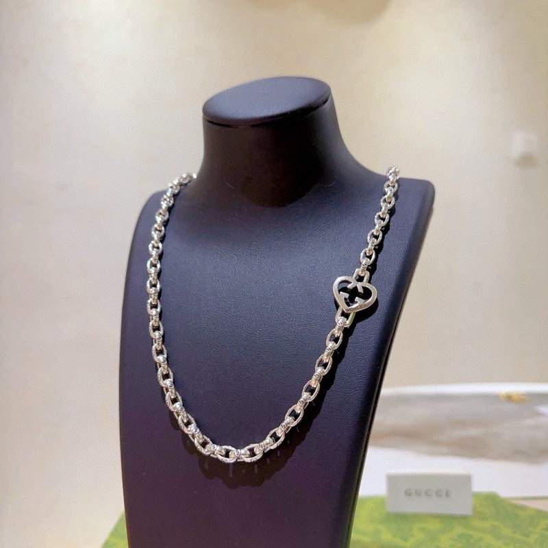 18K Double Gucci Classic Chain Necklace
