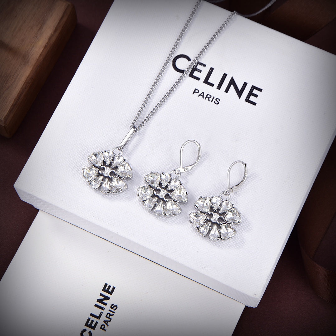 18K Celine Daisy Earrings
