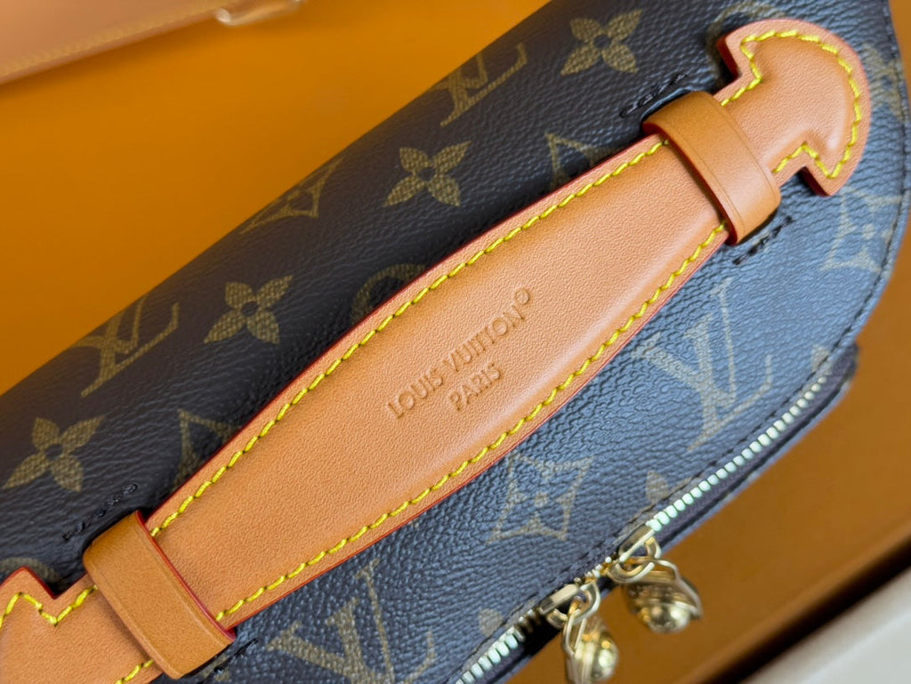 LOUIS VUITTON RUSH BUMBAG 30 IN BROWN MONOGRAM DUST CANVAS