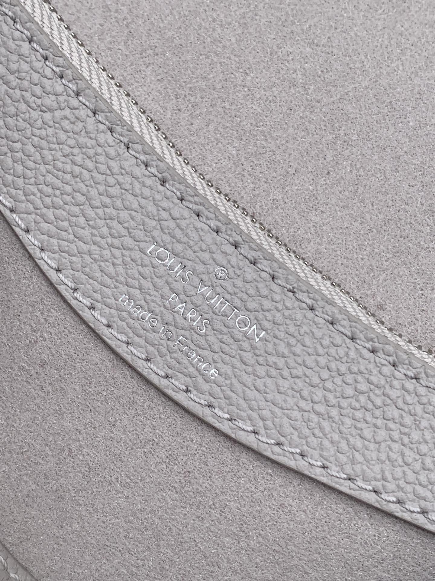 LOUIS VUITTON DIANE 24 IN GREY MONOGRAM EMPREINTE LEATHER